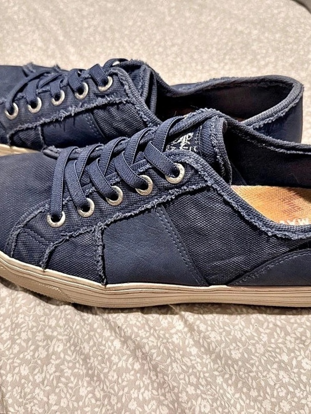 Blowfish Malibu Navy Canvas Sneakers US 11 W